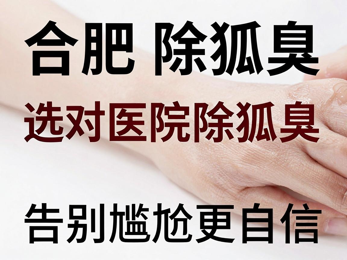 合肥除狐臭，选对医院除狐臭，告别尴尬更自信
