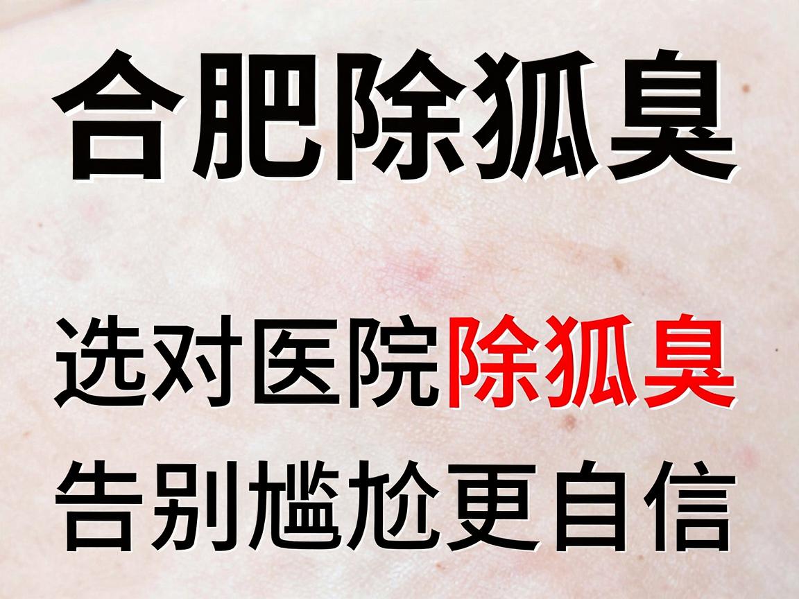 合肥除狐臭，选对医院除狐臭，告别尴尬更自信