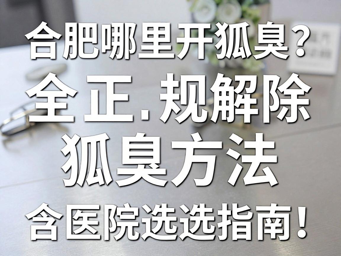 合肥哪里开狐臭?合肥正规祛除狐臭方法全解析(含医院选择指南) 合肥哪里开狐臭?合肥正规祛除狐臭方法全解析(含医院选择指南)