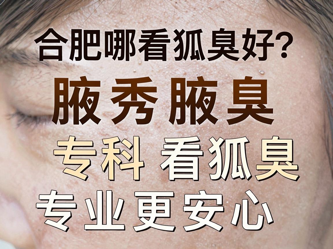 合肥哪家看狐臭好？腋秀腋臭专科看狐臭，专业更安心