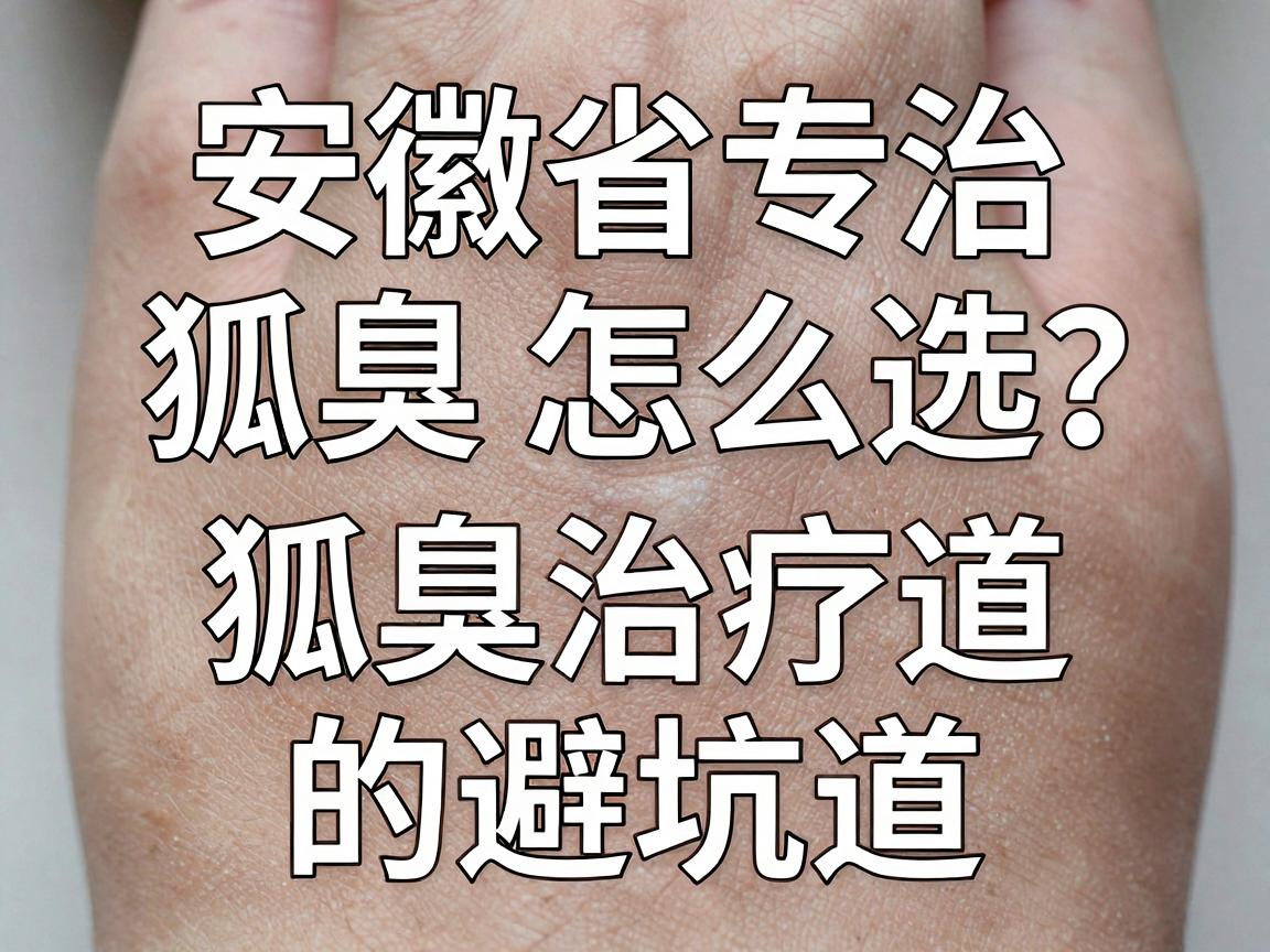 安徽省专治狐臭医院怎么选？一篇讲清狐臭治疗的门道与避坑指南