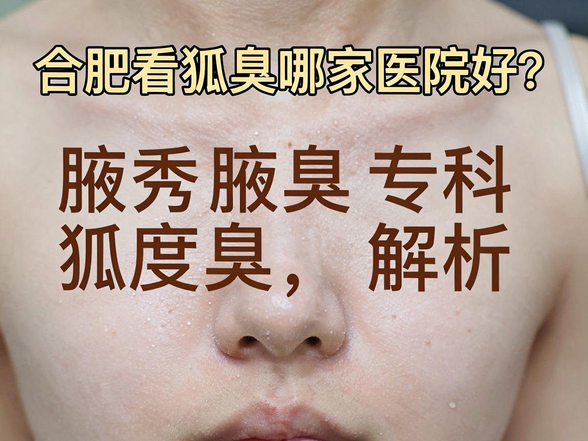 合肥看狐臭哪家医院好？腋秀腋臭专科深度解析，看狐臭，选对医院是关键