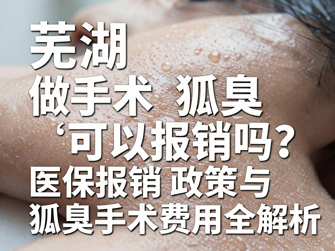 芜湖做狐臭手术可以报销吗？医保报销政策与狐臭手术费用全解析