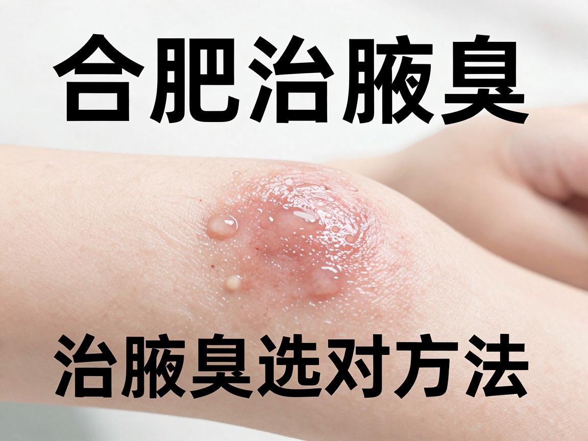 合肥治腋臭，治腋臭选对方法，告别腋臭尴尬