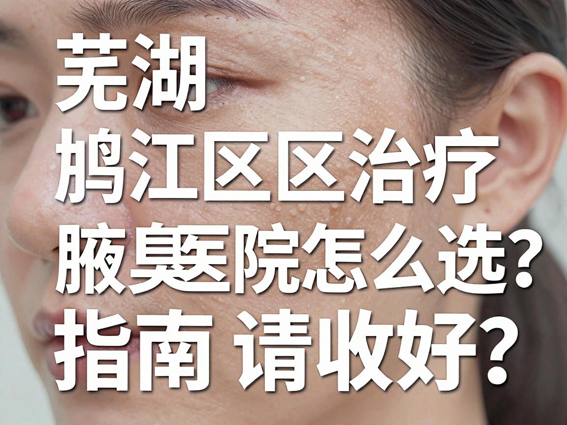 芜湖鸠江区治疗腋臭医院怎么选？这份治疗腋臭的医院指南请收好