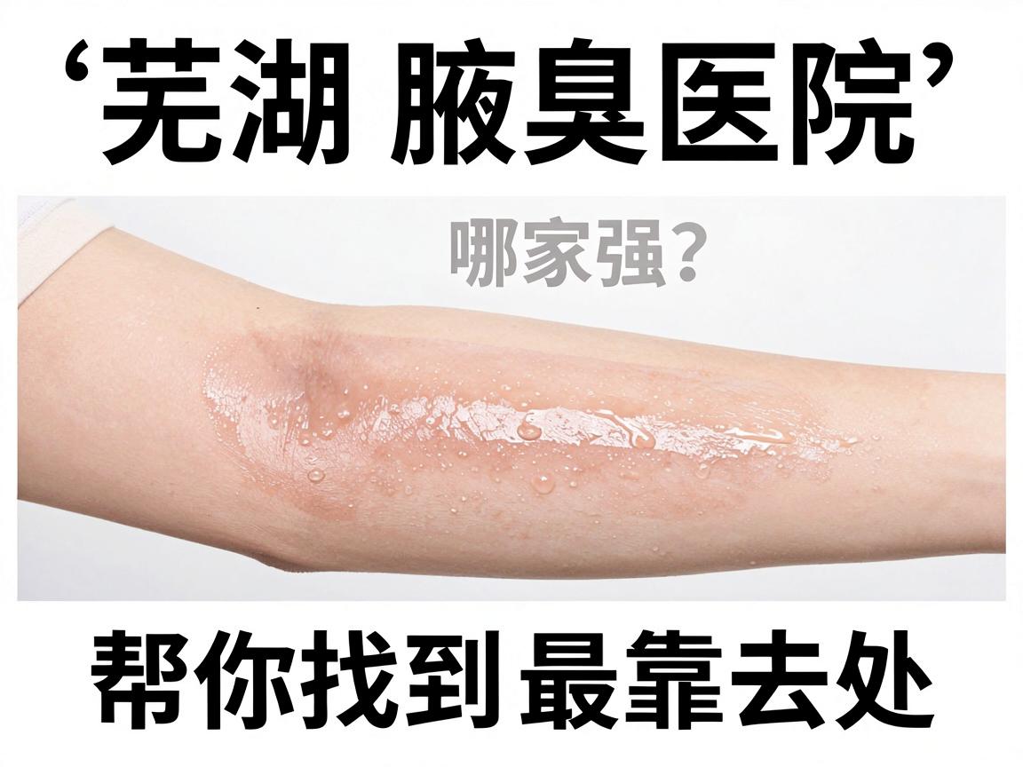 芜湖腋臭手术哪家强？深度对比芜湖腋臭医院，帮你找到最靠谱的腋臭去处