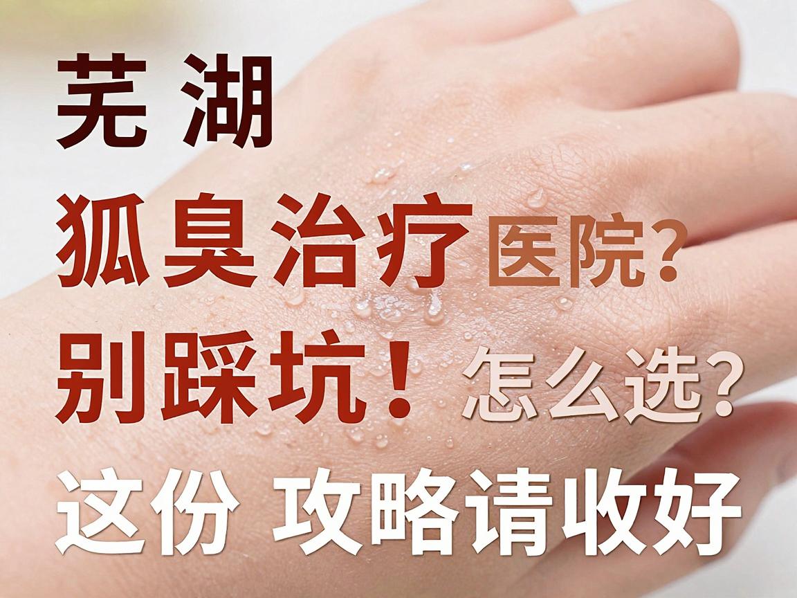 芜湖狐臭治疗医院怎么选？狐臭治疗别踩坑，这份攻略请收好