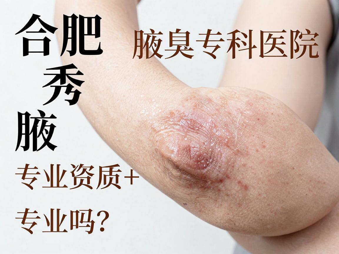 合肥腋秀腋臭专科医院专业吗？专业资质+真实案例解析专业实力