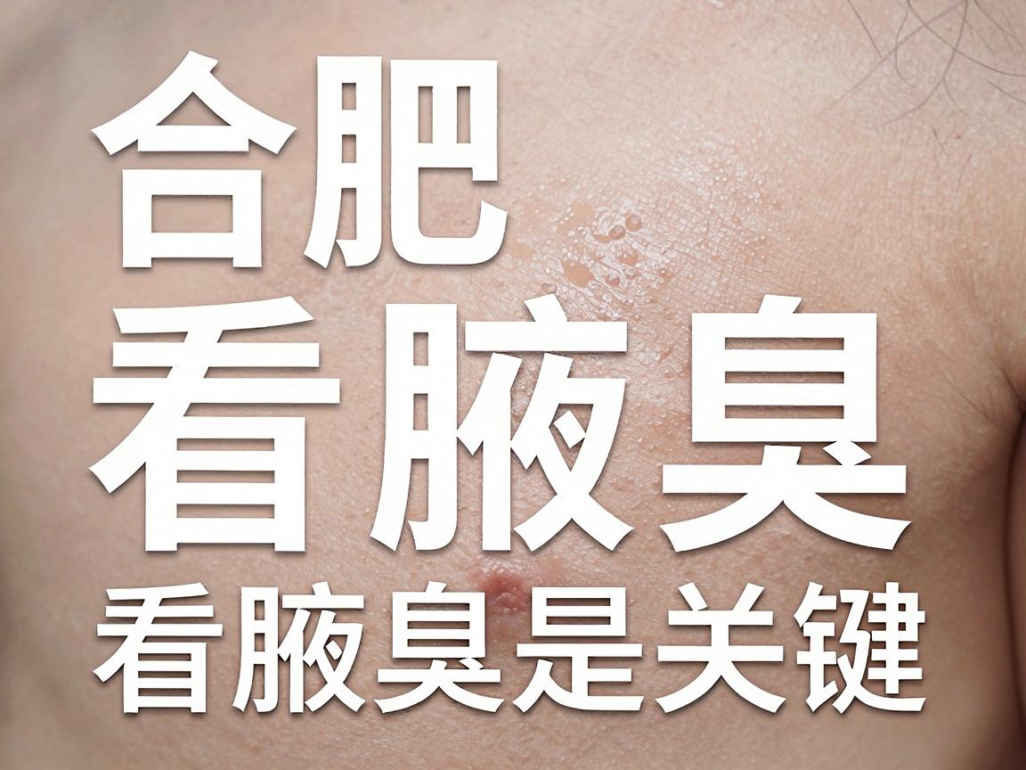 合肥看腋臭，选对医院看腋臭是关键｜合肥腋秀腋臭专科深度解析