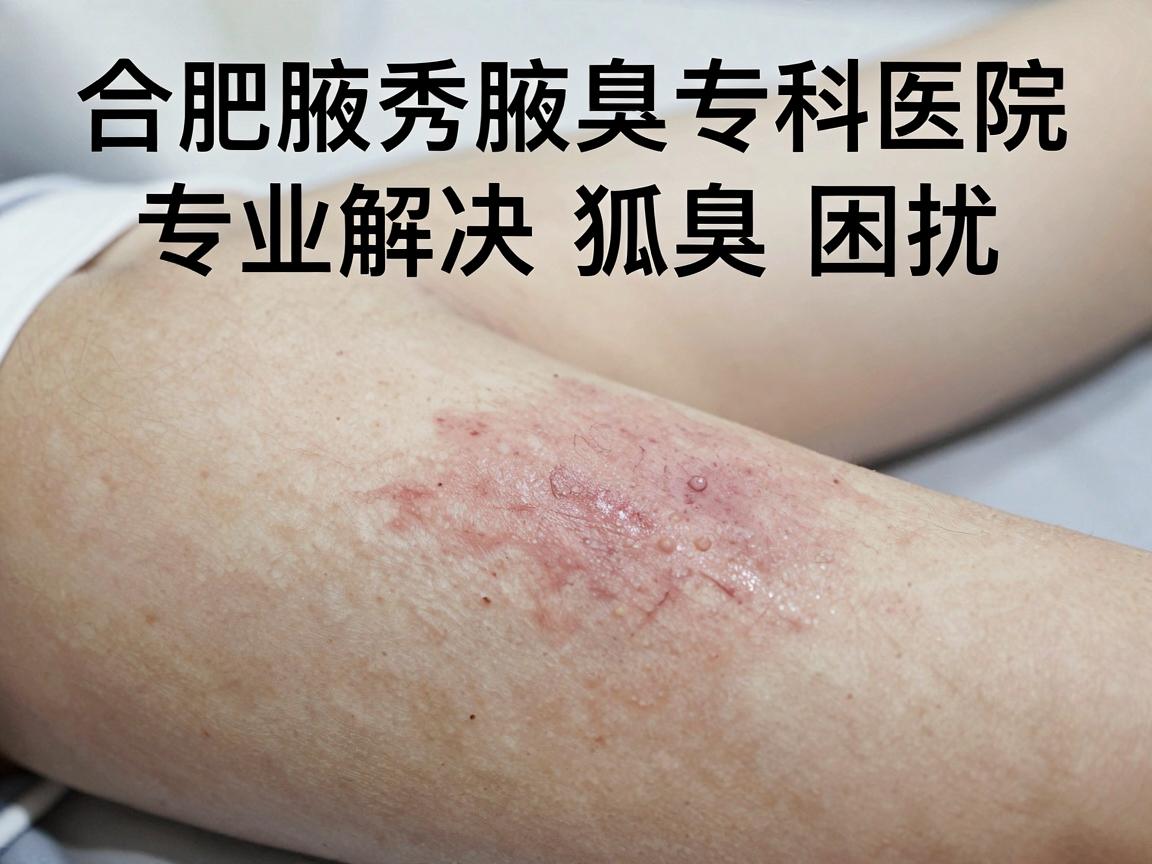合肥狐臭手术去哪家医院？合肥腋秀腋臭专科医院，专业解决狐臭困扰