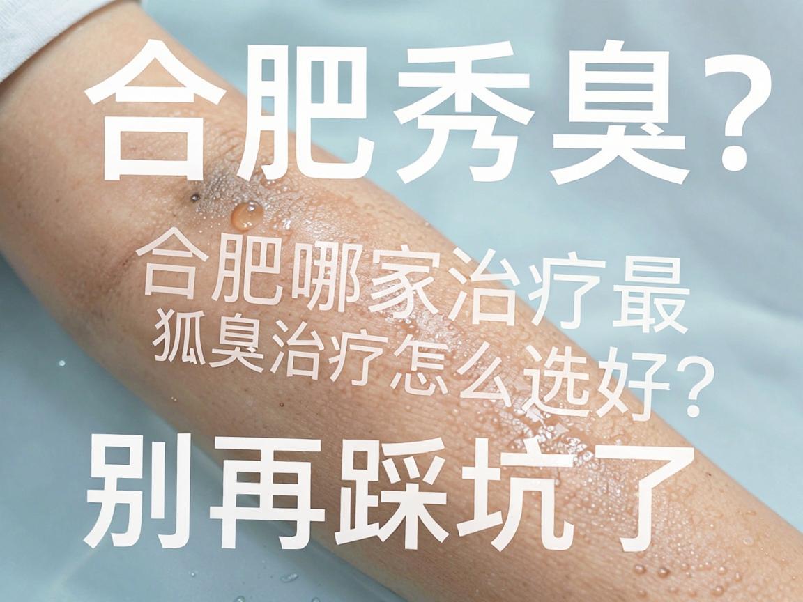 合肥腋秀腋臭专科科普 狐臭治疗怎么选？合肥哪家治疗最好？别再踩坑了