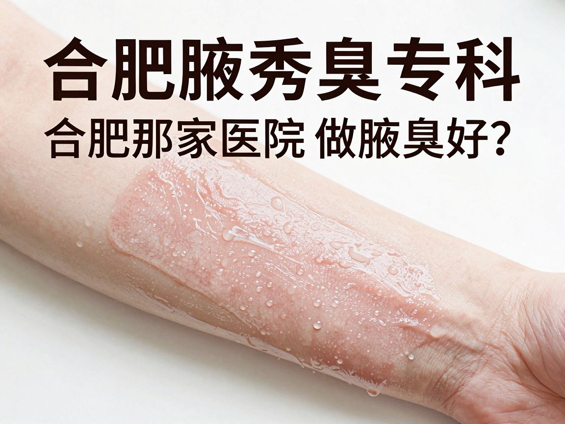 合肥腋秀腋臭专科，合肥那家医院做腋臭好？选对腋臭医院，告别异味烦恼