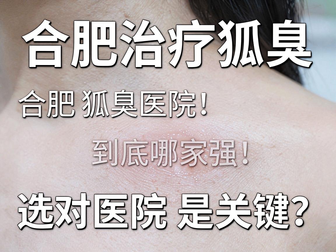 合肥治疗狐臭，选对医院是关键！合肥狐臭医院到底哪家强？