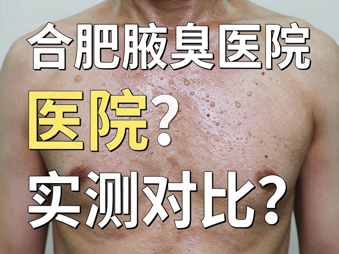 合肥腋下异味医院怎么选？合肥腋臭医院实测对比指南