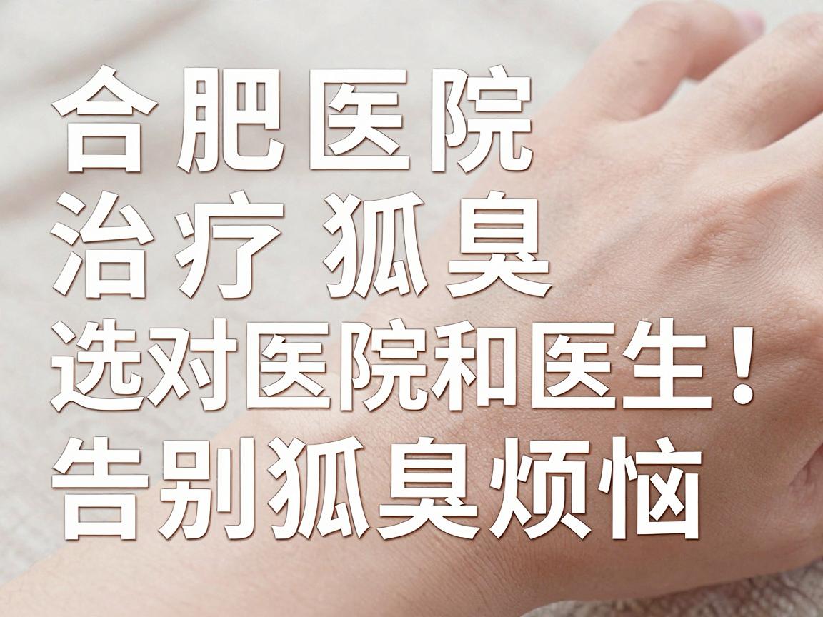 合肥医院治疗狐臭，选对医院和医生，告别狐臭烦恼—合肥腋秀腋臭专科解析狐臭治疗那些事