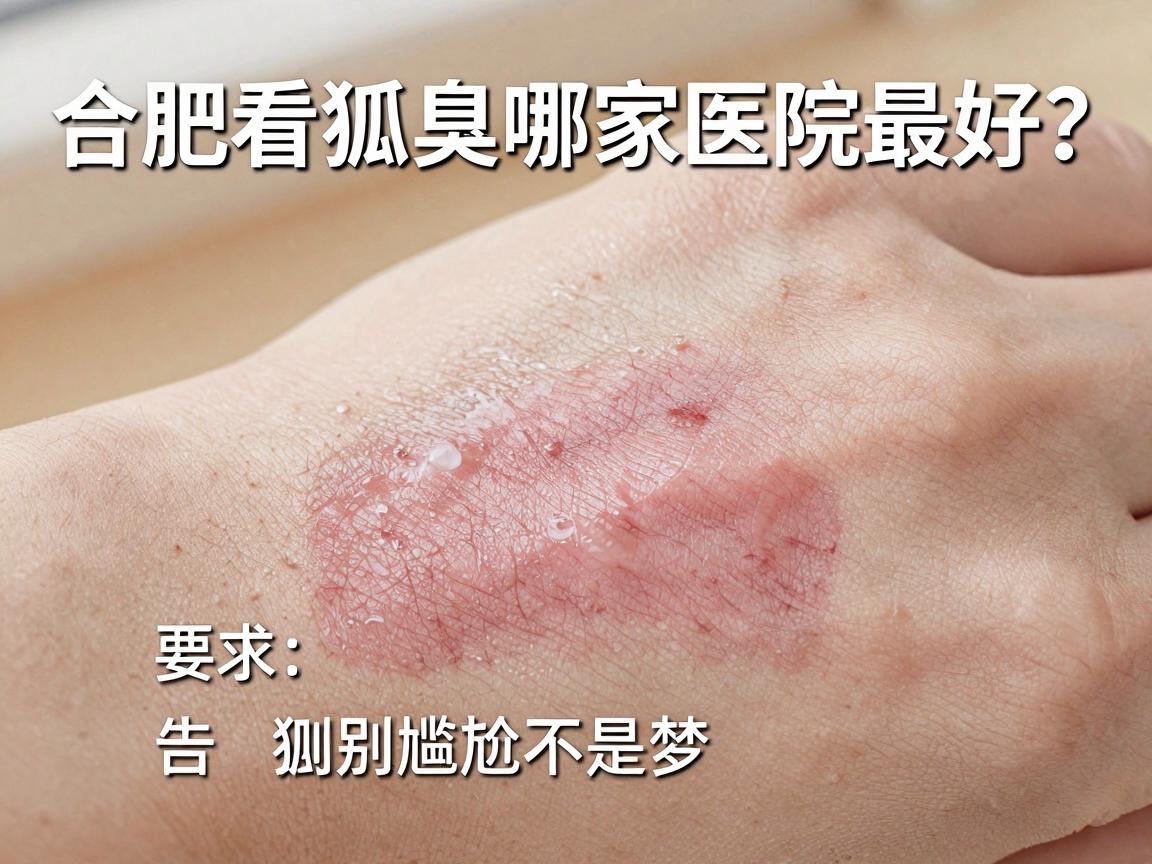 合肥看狐臭哪家医院最好？选对医院看狐臭，告别尴尬不是梦