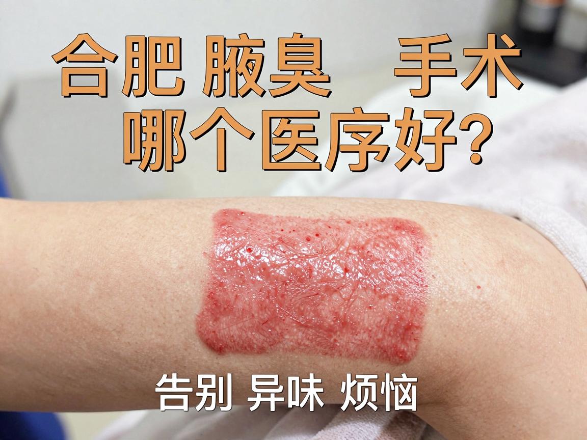 合肥腋臭手术哪个医生好？选对腋臭医生，告别异味烦恼