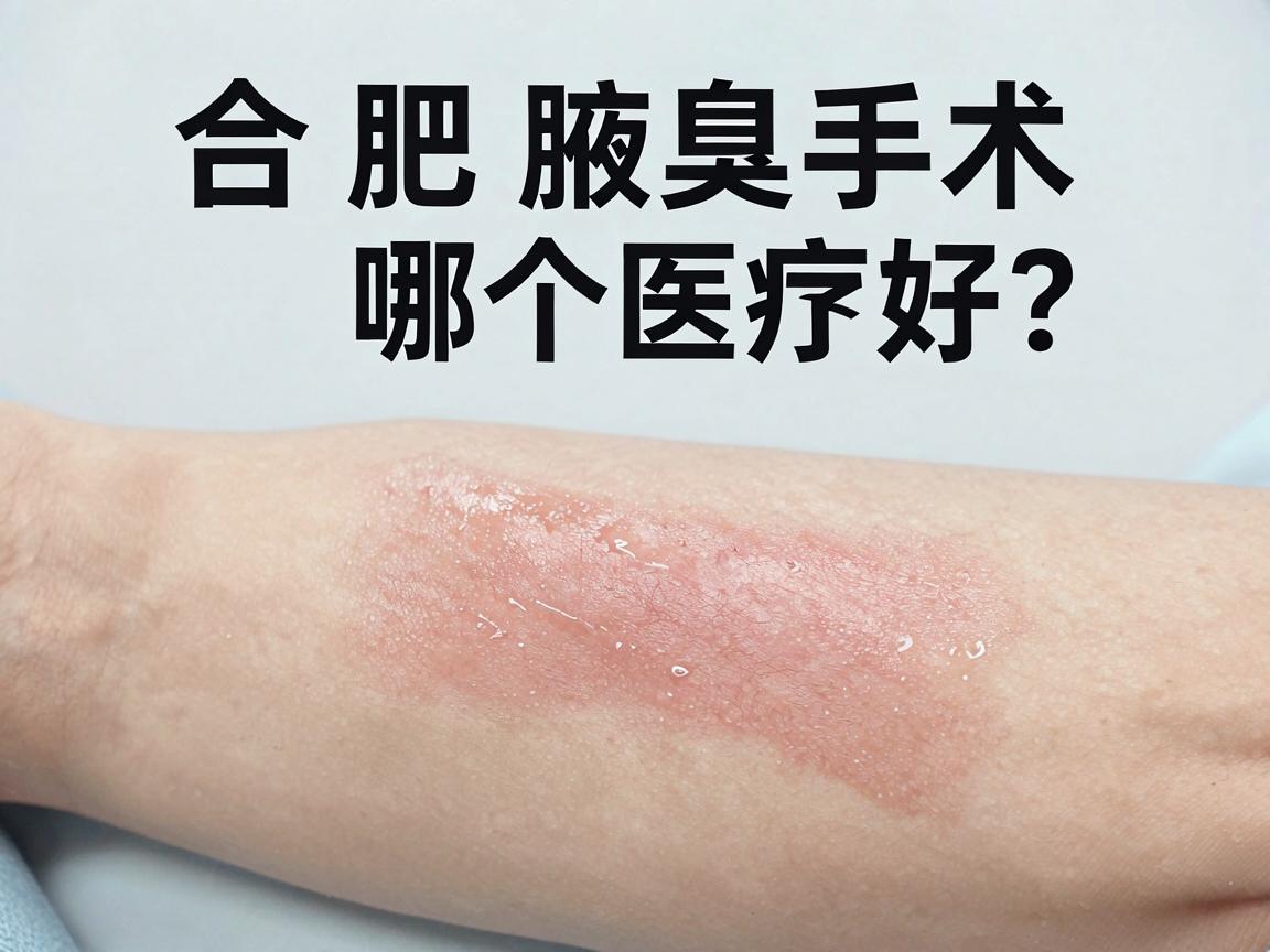 合肥腋臭手术哪个医生好？选对腋臭医生，告别异味烦恼