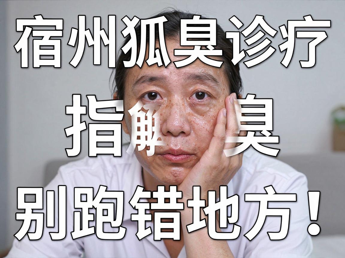 宿州看狐臭，别跑错地方！宿州狐臭诊疗指南全解析