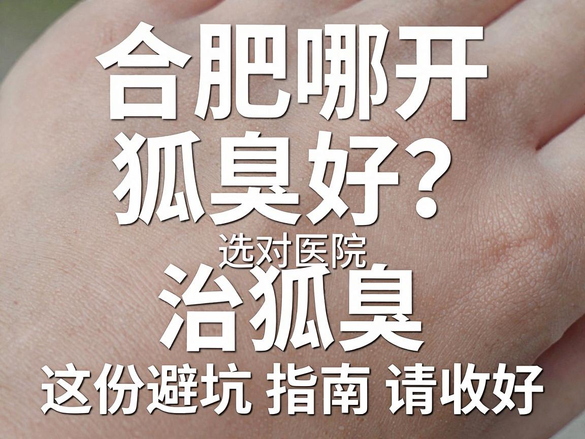 合肥哪开狐臭好?选对医院治狐臭,这份避坑指南请收好 合肥哪开狐臭好?选对医院治狐臭,这份避坑指南请收好