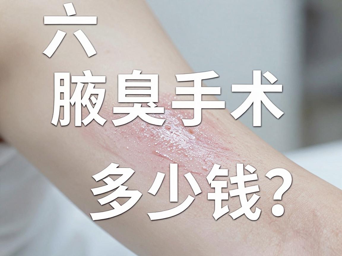 六安腋臭手术多少钱？价格透明，一文说清腋臭手术费用与价值