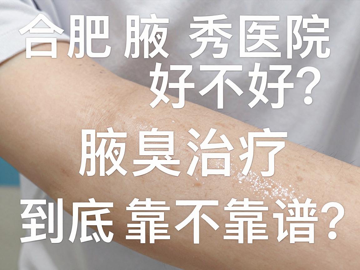 合肥腋秀医院好不好？腋臭治疗到底靠不靠谱？这篇给你讲透