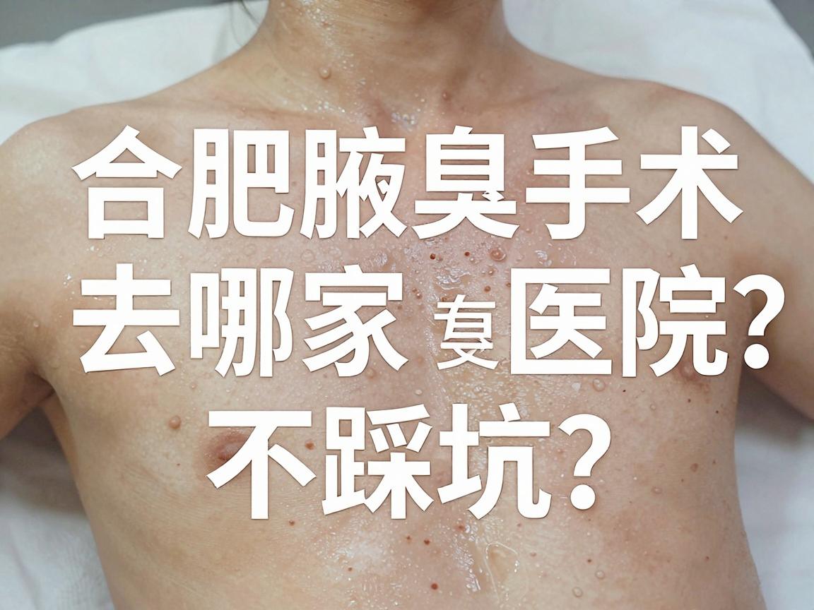 合肥腋臭手术去哪家医院？合肥腋臭专科医生教你选对医院不踩坑