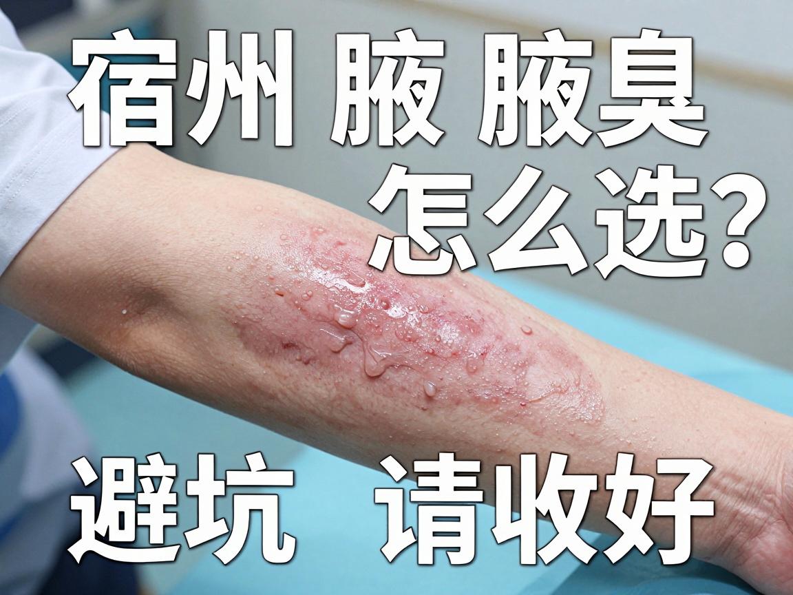 宿州腋臭手术医院怎么选？这份宿州腋臭手术避坑指南请收好