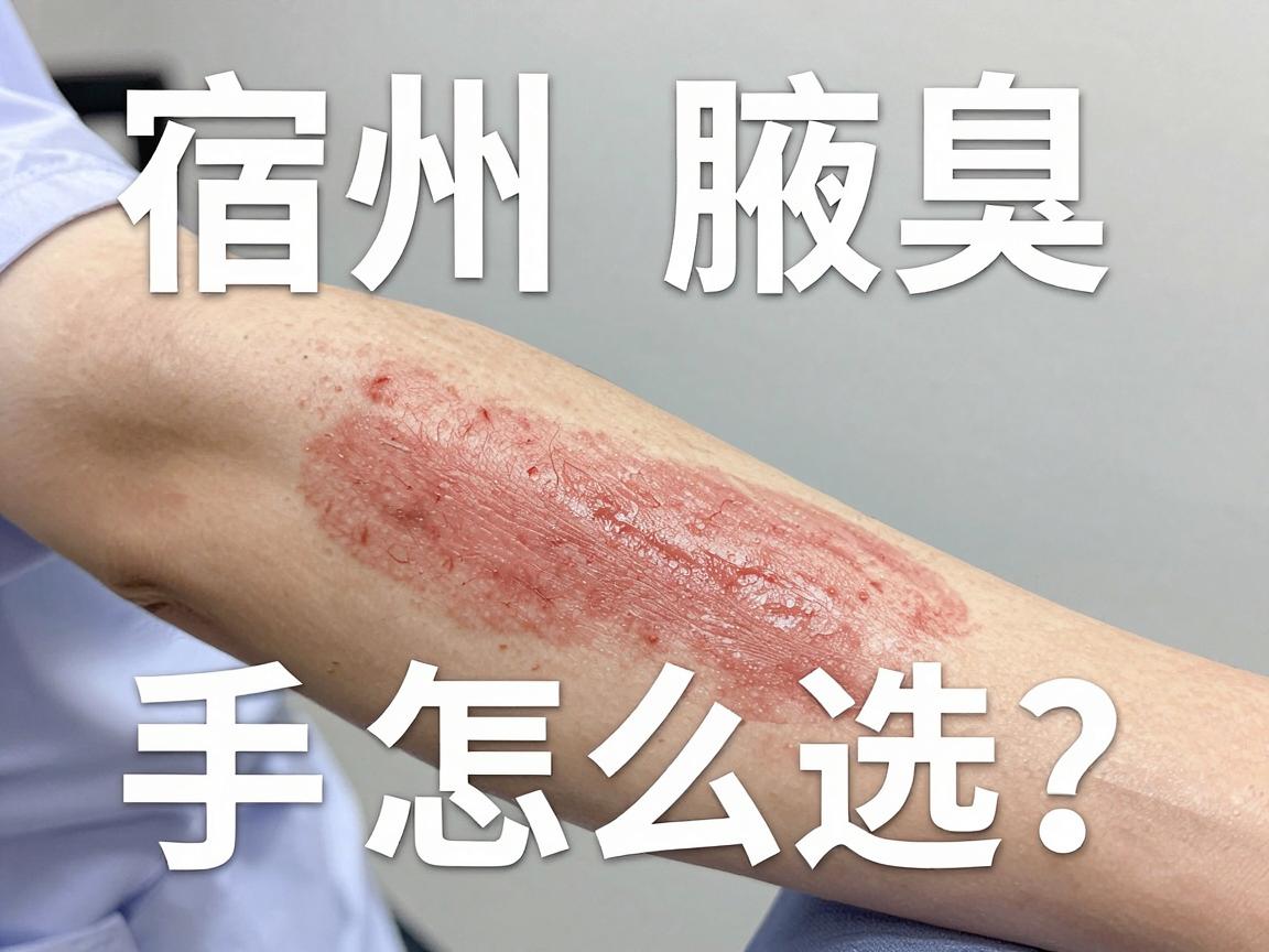 宿州腋臭手术医院怎么选？这份宿州腋臭手术避坑指南请收好