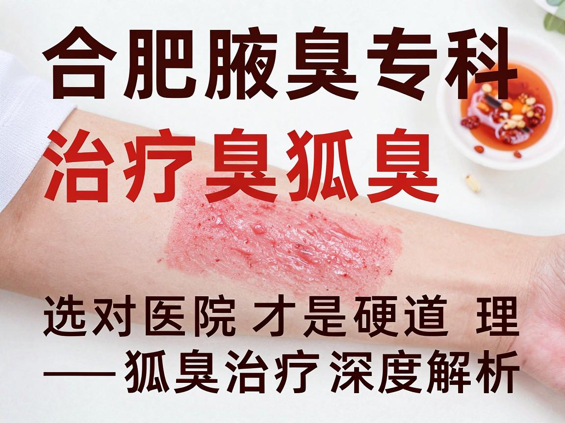 合肥腋秀腋臭专科，治疗狐臭，选对医院才是硬道理—狐臭治疗深度解析