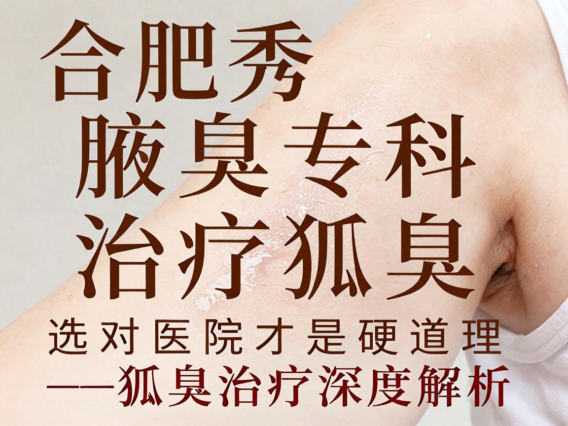合肥腋秀腋臭专科，治疗狐臭，选对医院才是硬道理—狐臭治疗深度解析