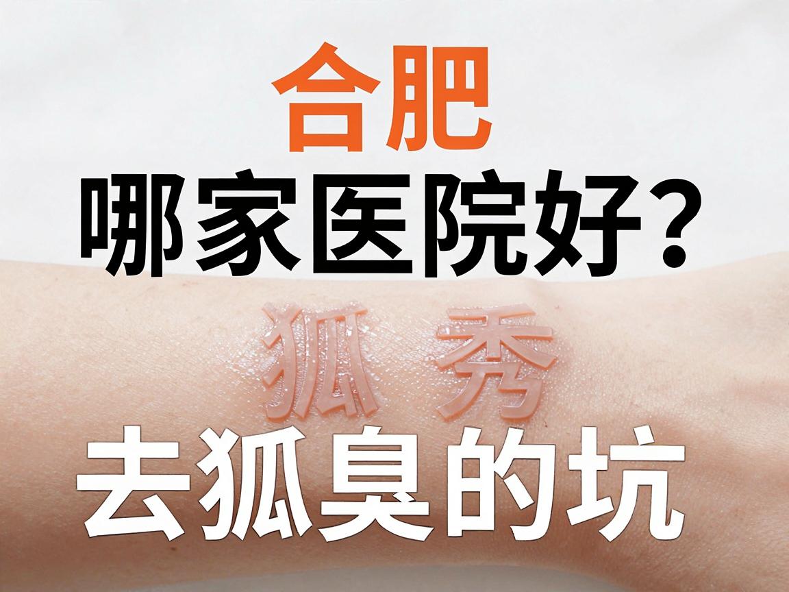 合肥看狐臭哪家医院好？从专业视角拆解腋秀与去狐臭的避坑指南