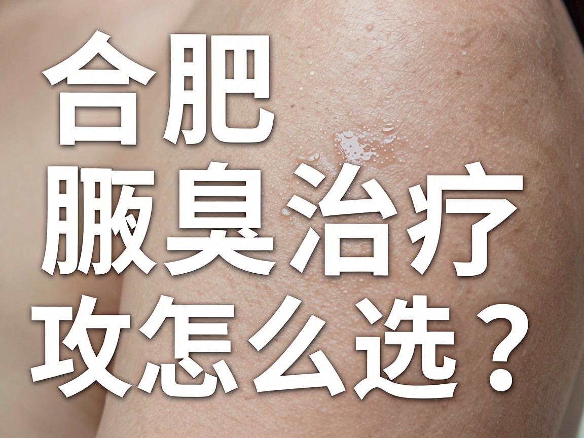 合肥腋臭治疗医院怎么选？这份腋臭诊疗攻略请收好