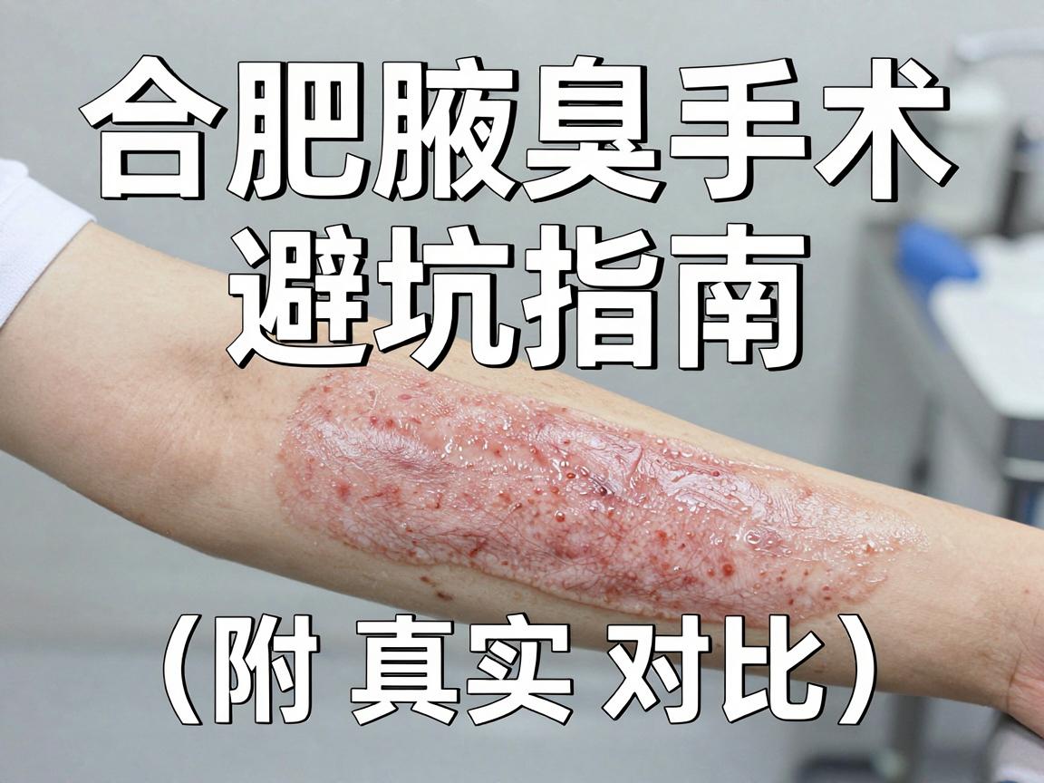 合肥腋臭手术医院怎么选？合肥腋臭手术避坑指南（附真实对比）