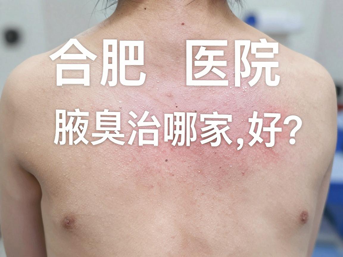 合肥腋臭医院哪家好？腋臭治疗干货，一次说清腋臭医院选择与护理