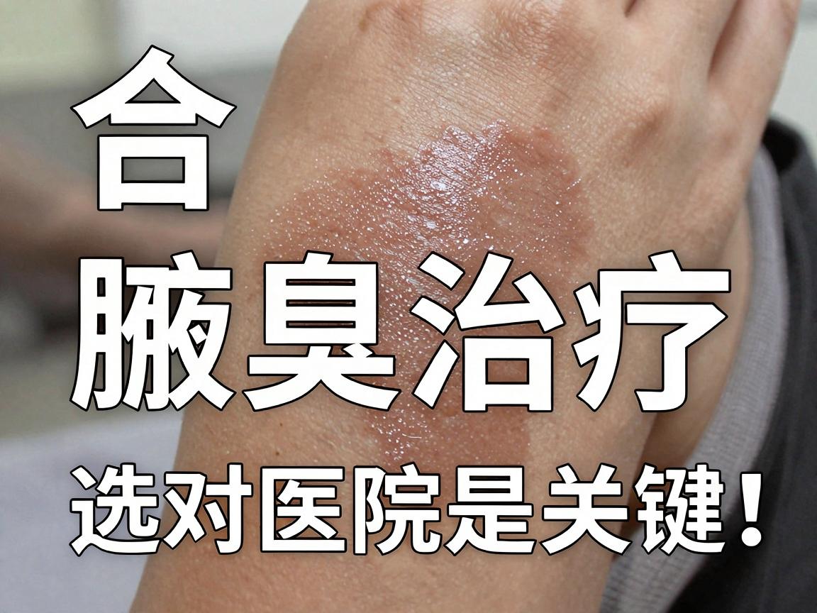 合肥腋臭治疗，选对医院是关键，合肥腋秀腋臭专科专业解析