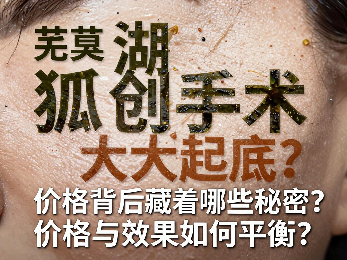 芜湖狐臭微创手术价格大起底，价格背后藏着哪些秘密？价格与效果如何平衡？