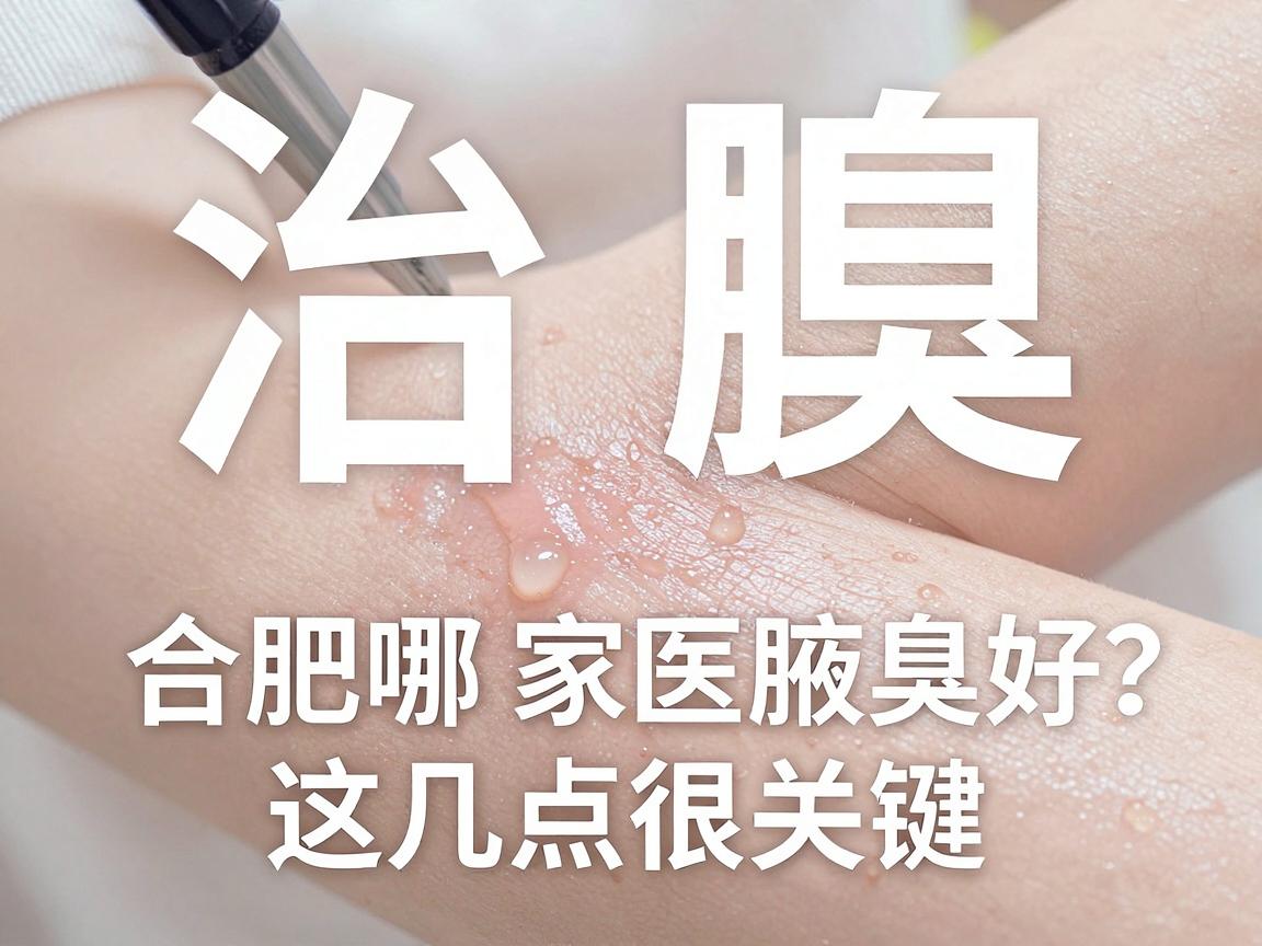 治腋臭，合肥哪家医院治腋臭好？选对医院治腋臭，这几点很关键