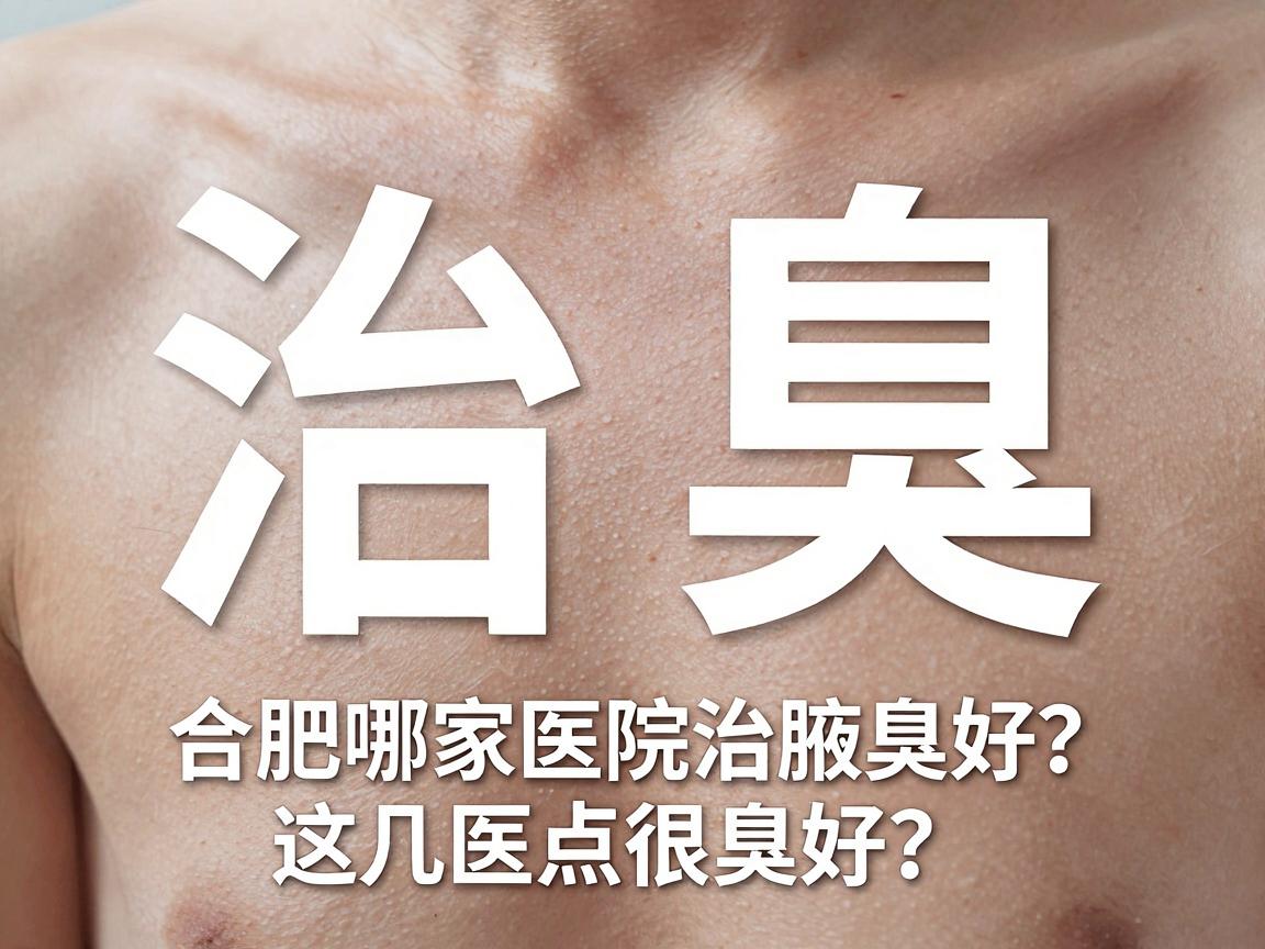 治腋臭，合肥哪家医院治腋臭好？选对医院治腋臭，这几点很关键