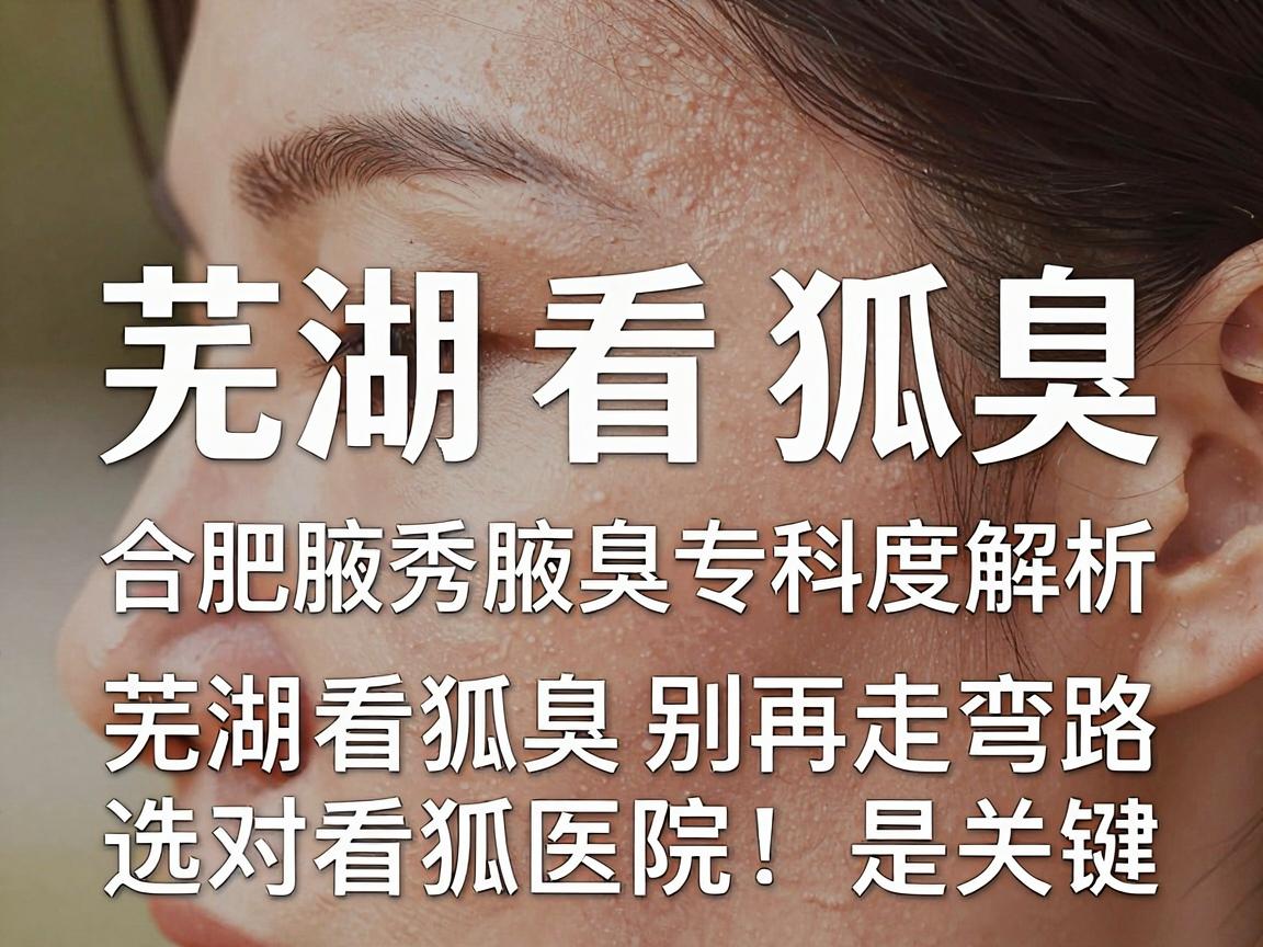 芜湖看狐臭，合肥腋秀腋臭专科医生深度解析，芜湖看狐臭别再走弯路，芜湖看狐臭选对医院是关键