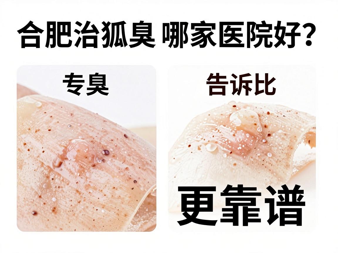 合肥治狐臭哪家医院好？专业对比告诉你合肥治狐臭哪家医院更靠谱