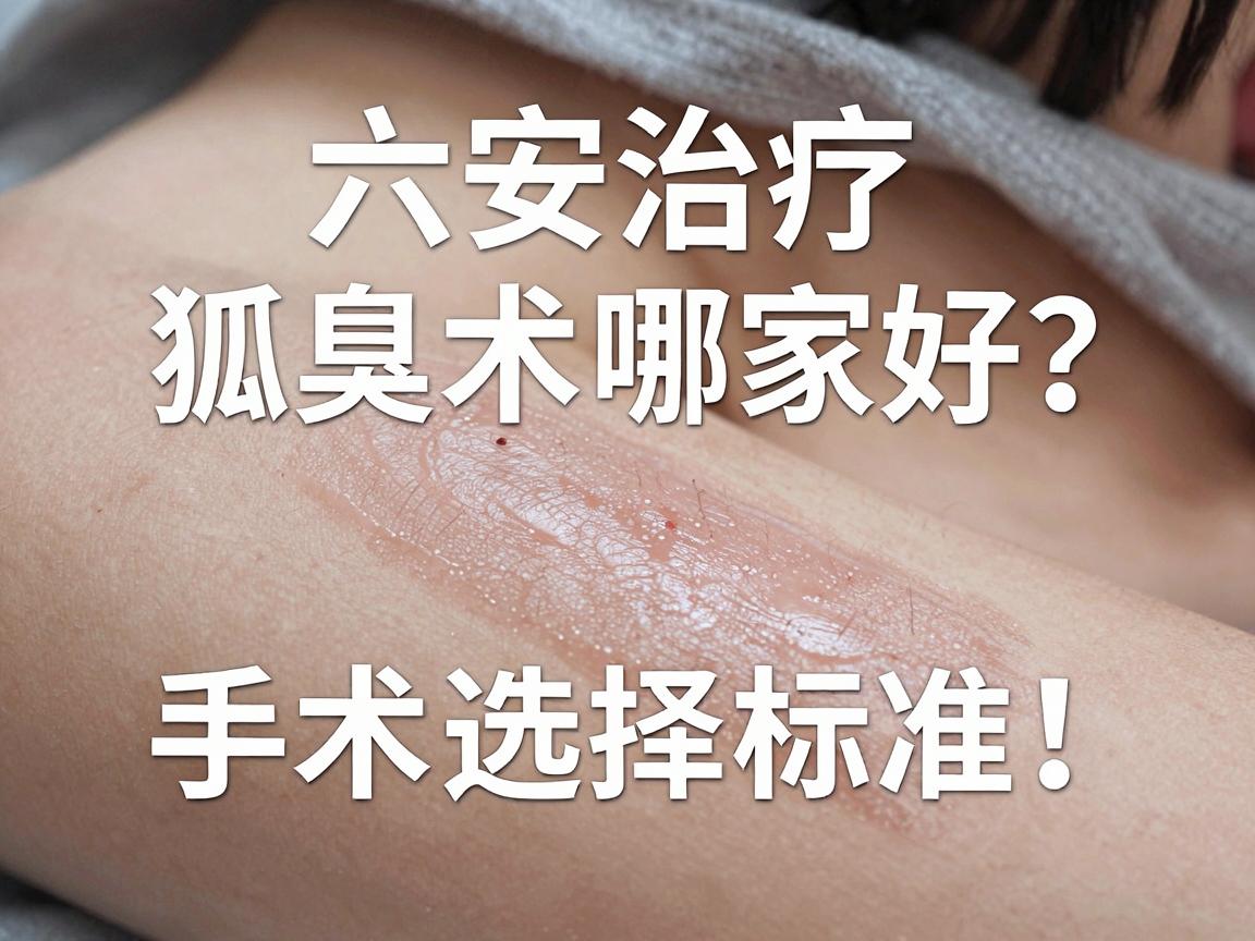 六安治疗狐臭手术哪家好？深度解析手术选择标准，避免踩坑