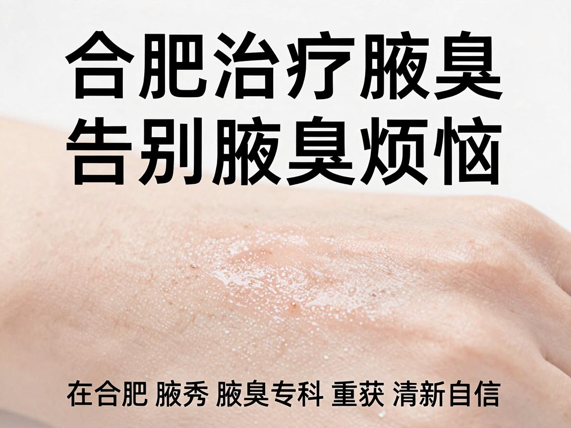 合肥治疗腋臭，告别腋臭烦恼，在合肥腋秀腋臭专科重获清新自信