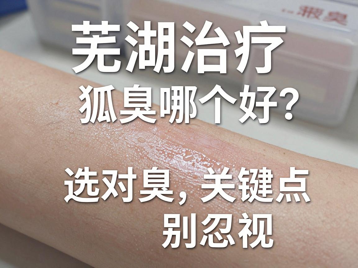 芜湖治疗狐臭医院哪个好？选对狐臭医院，这些关键点别忽视