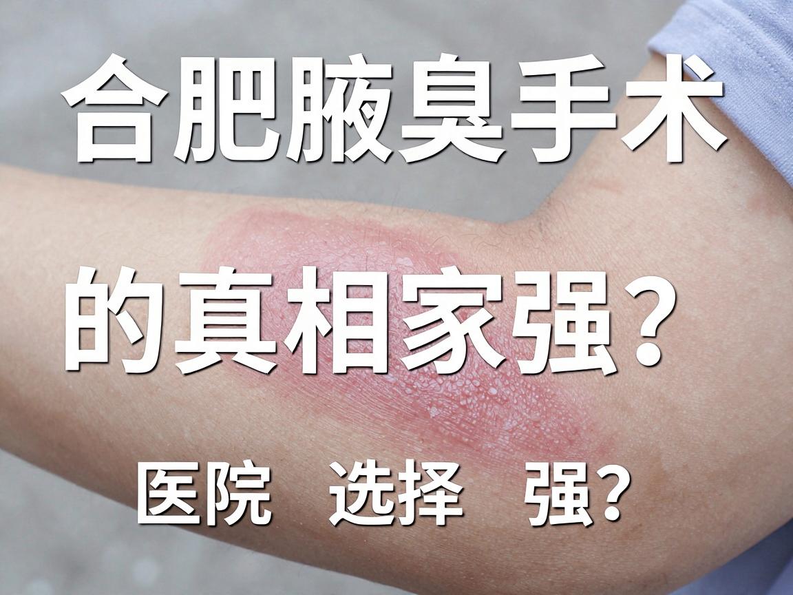 合肥腋臭手术医院哪家强？合肥腋臭手术的真相与选择指南