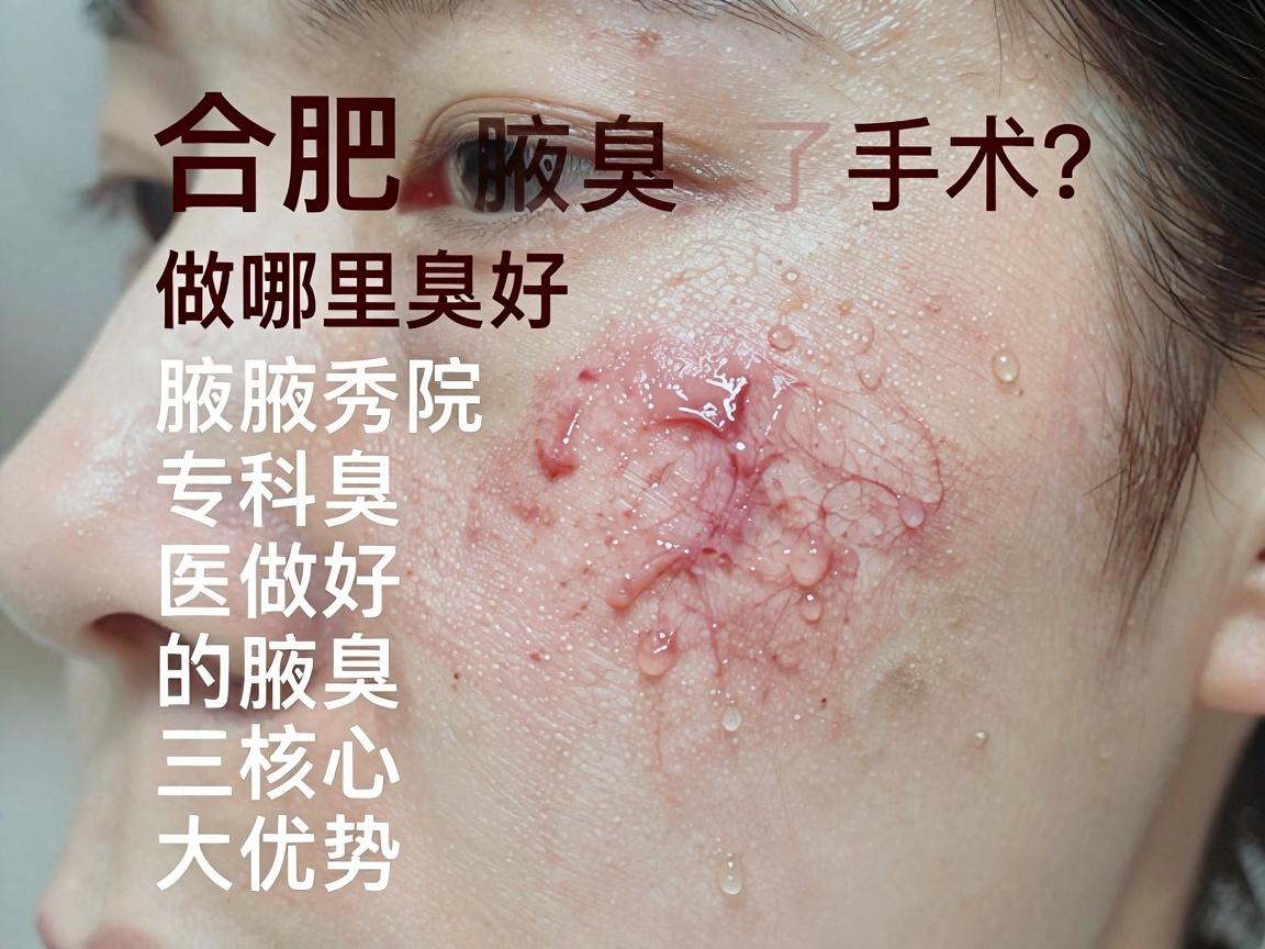 合肥做腋臭手术哪里好？合肥腋秀腋臭专科医院做好腋臭的三大核心优势