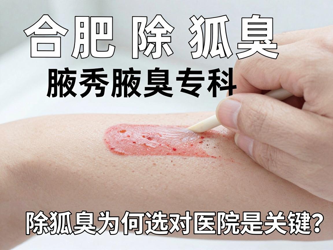 合肥除狐臭，腋秀腋臭专科，除狐臭为何选对医院是关键？