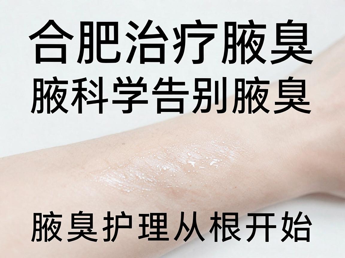 合肥治疗腋臭，合肥腋秀腋臭专科教你科学告别腋臭，腋臭护理从根开始