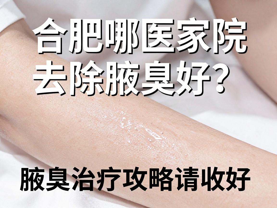 合肥哪家医院去除腋臭好？这份腋臭治疗攻略请收好