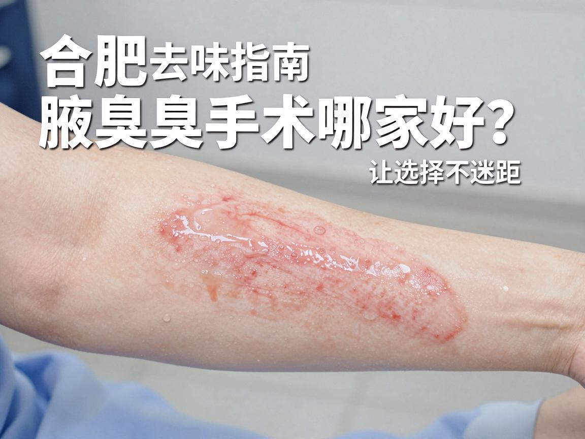 合肥腋臭手术哪家好？这份去味指南让选择不迷路